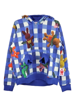 Walter Van Beirendonck printed hoodie - Blue