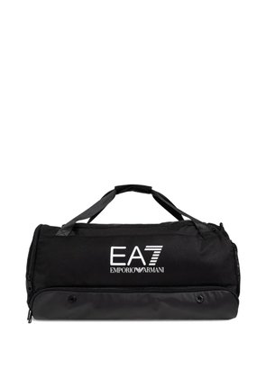 Ea7 Emporio Armani EA7 logo duffel bag - Black