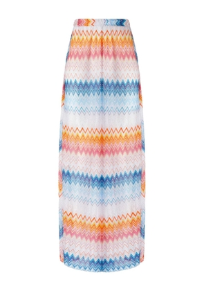 Missoni zigzag lamé trousers - Blue
