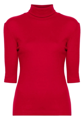 Yohji Yamamoto roll-neck top - Red