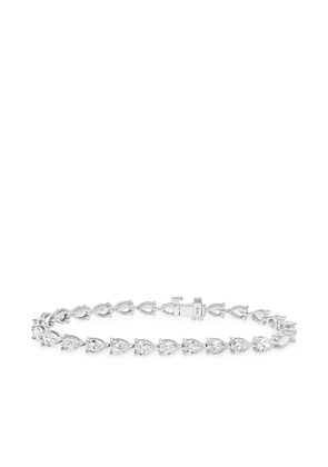 Jewels Aficionado 18K white gold diamond tennis bracelet - Silver