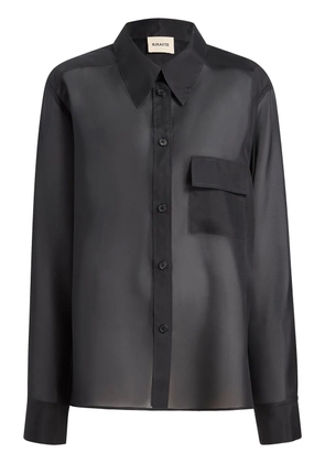 KHAITE Yatty shirt - Black