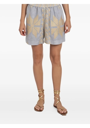 GREEK ARCHAIC KORI elasticated-waistband shorts - Grey