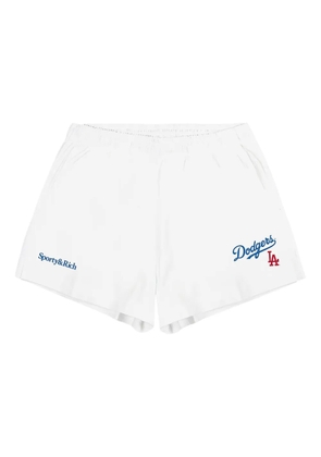 Sporty & Rich embroidered shorts - White