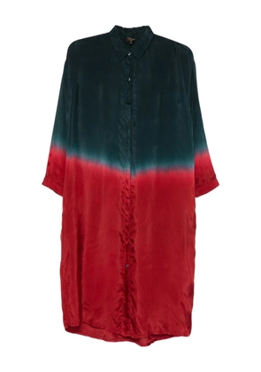 YAVI long sleeve midi dress - Red