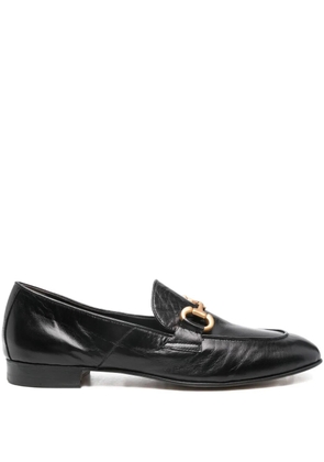 mara bini leather loafers - Black