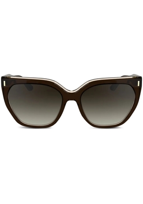 Calvin Klein cat-eye sunglasses - Brown