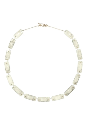 Ten Thousand Things 18kt yellow gold Stone Tiles pearl necklace