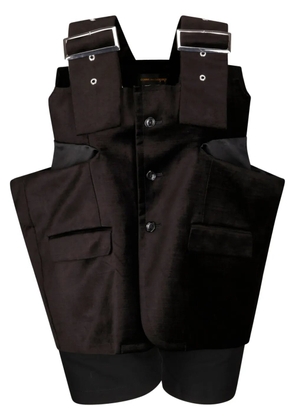 Comme Des Garçons button-up jacket - Black