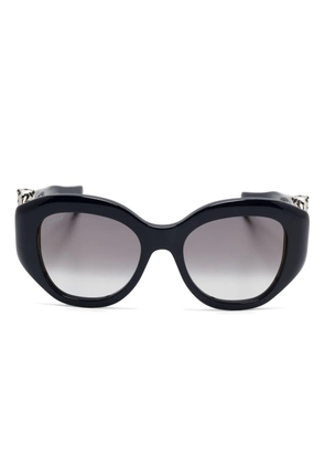 Cartier Eyewear oversize-frame sunglasses - Blue