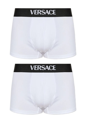 Versace logo-band boxer (set of two) - 1W000 WHITE