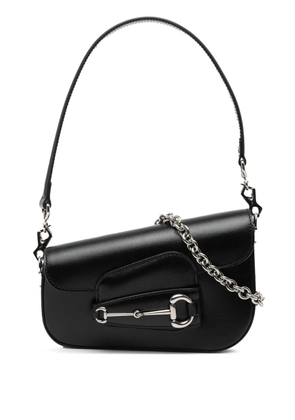 Gucci Pre-Owned 2016-2025 Mini Leather Asymmetric Horsebit 1955 satchel - Brown