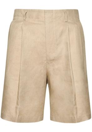 Loro Piana linen bermuda shorts - Neutrals