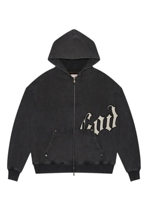 GODSPEED OG Logo V2 zip-up hoodie - Black