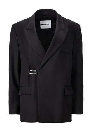 MEDEEA carabiner-detail blazer - Black