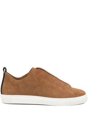 James Perse Solstice suede sneakers - Brown