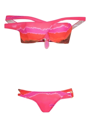 Amir Slama tie-dye bikini - Pink