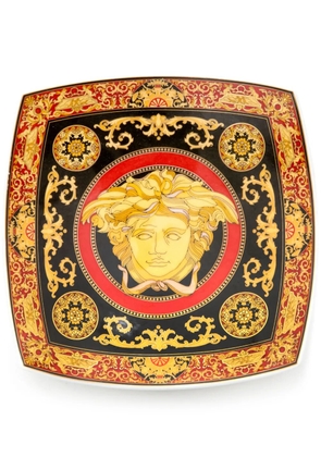 Versace Pre-Owned x Rosenthal 1990s Medusa Red dish (16cm x 16cm) - Black