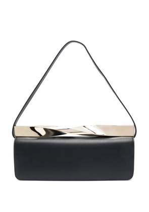 Aquazzura Twist leather shoulder bag - Black