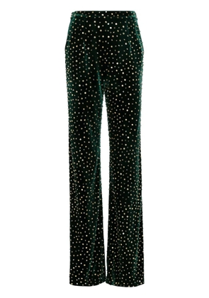 Saiid Kobeisy beaded tailored trousers - Green