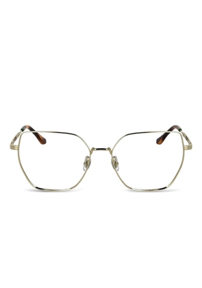 Lacoste geometric-frame glasses - Gold
