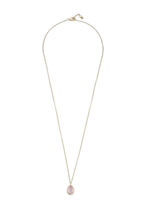 Mateo 14K yellow gold pink topaz necklace