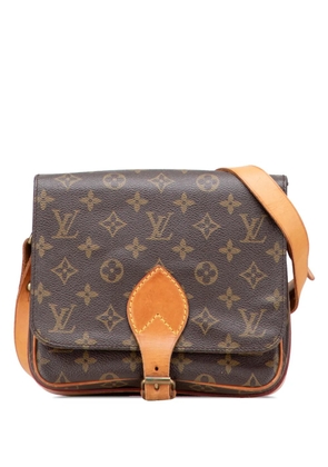 Louis Vuitton Pre-Owned 1990 Monogram Cartouchiere MM crossbody bag - Brown
