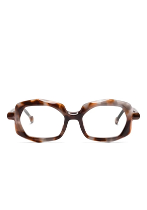 L.A. EYEWORKS Russet glasses - Brown