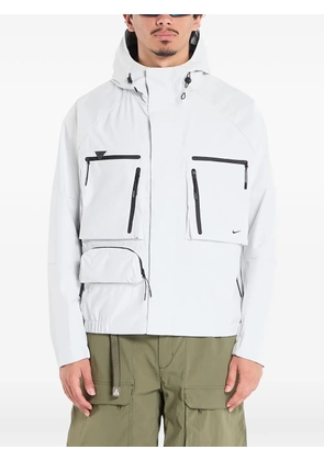 Nike hooded pocket jacket - White