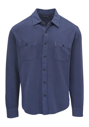 FAHERTY chest-pocket shirt - Blue