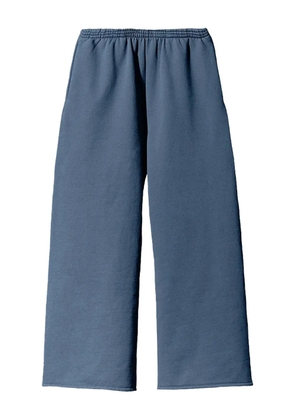 YEEZY GAP ENGINEERED BY BALENCIAGA elasticated-waistband fleece track pants - Blue