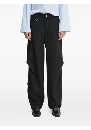 Won Hundred flap-pocket draped trousers - Black