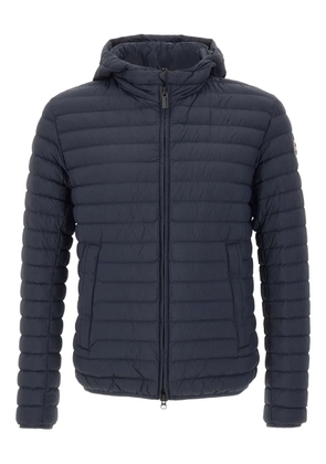 Colmar hooded horizontal-quilted down jacket - Blue