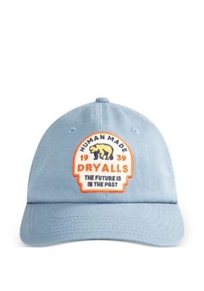 Human Made six-panel patch twill cap - Blue