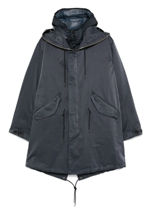 C.P. Company Goggles-detail padded coat - Black