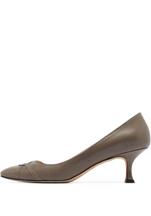 Manolo Blahnik Pre-owned 55mm pointed-toe pumps - Grey