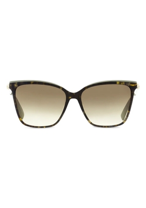 Longchamp butterfly-frame sunglasses - Brown