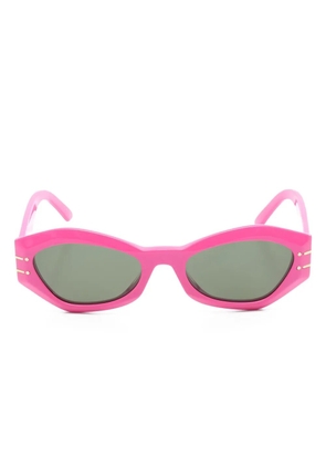 Christian Dior Pre-Owned 2020s signature B1U geometric sunglasses - Pink