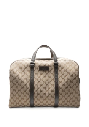 Gucci Pre-Owned 1980-1990s Boston GG canvas tote bag - Neutrals