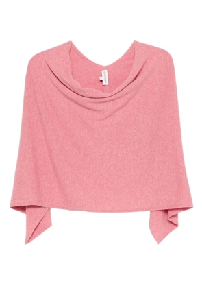 BOMPARD cowl-neck cashmere poncho - Pink