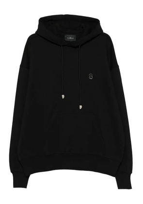 John Richmond skull-detail hoodie - Black