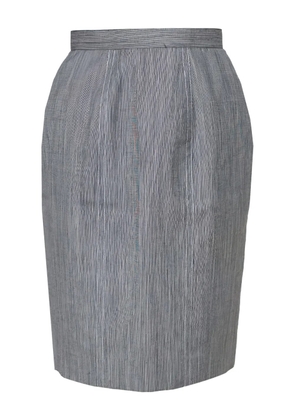 Christian Dior Pre-Owned 1900s wool pencil skirt - Grey