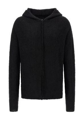 Thom Krom hooded cuffed-sleeve hoodie - Black