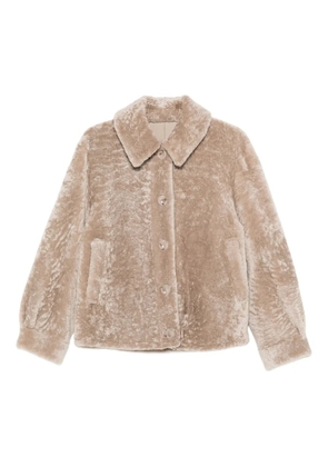 Manzoni 24 shearling jacket - Neutrals