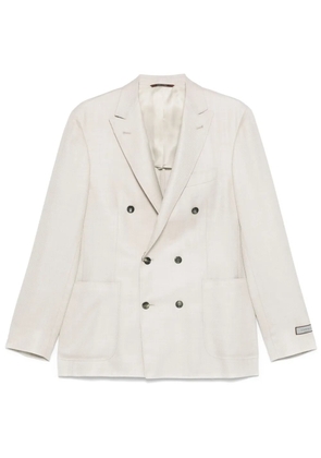 Canali double-breasted blazer - Neutrals