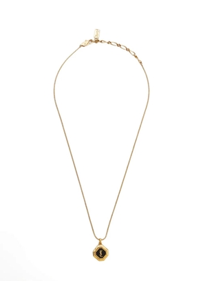 Saint Laurent Pre-Owned 1980-2000s logo necklace - Gold