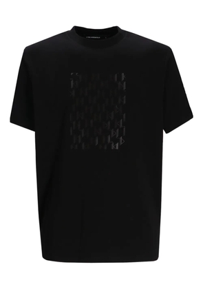 Karl Lagerfeld geometric-pattern T-shirt - Black