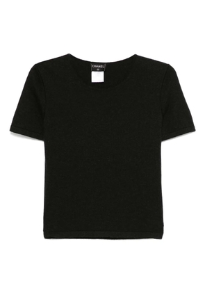 CHANEL Pre-Owned 1999 short-sleeved T-shirt - Black