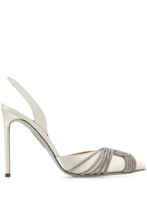 Aquazzura 105mm Gatsby pumps - White