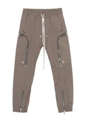Rick Owens zip-pocket cargo trousers - Brown